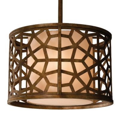 Medina Drum Pendant by Feiss - Starlight Lighting USA and Canada